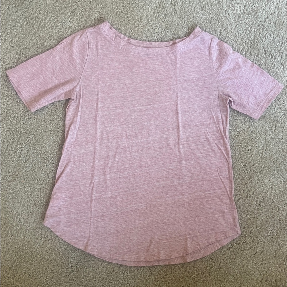 LOFT Heathered Pink Tee